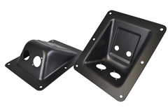2 x Speaker Connector Plate With Recessed Speakon and Jack Holes 170 x 140mm 
